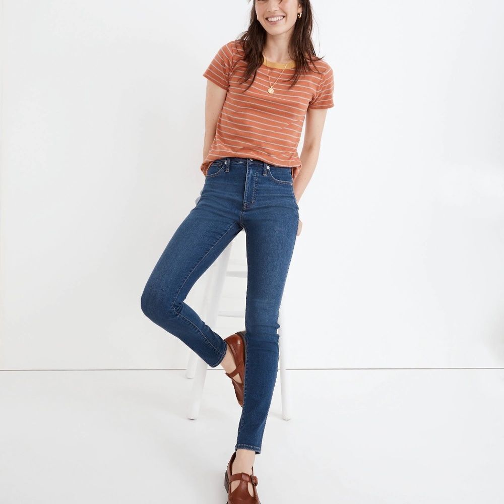 Madewell 10" High Rise Skinny Jeans Sz 25P